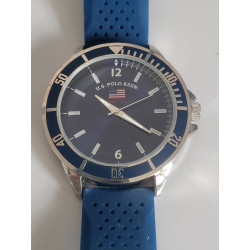 US POLO ASSN Montre bracelet silicone bleu cadran bleu (38) — photo 2
