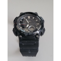 CASIO Montre 5479 bracelet noir cadran noir water resistant 10 ATM (44) — photo 2