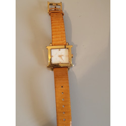 ESCADA Montre femme Estelle II bracelet souple orange cadran blanc (28) — photo 2