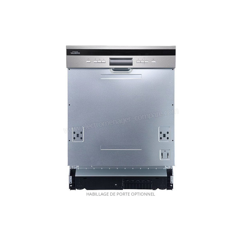 Lave vaisselle semi intégrable VALBERG SBI14S44D SAD929C 14 COU GRIS - Image 2
