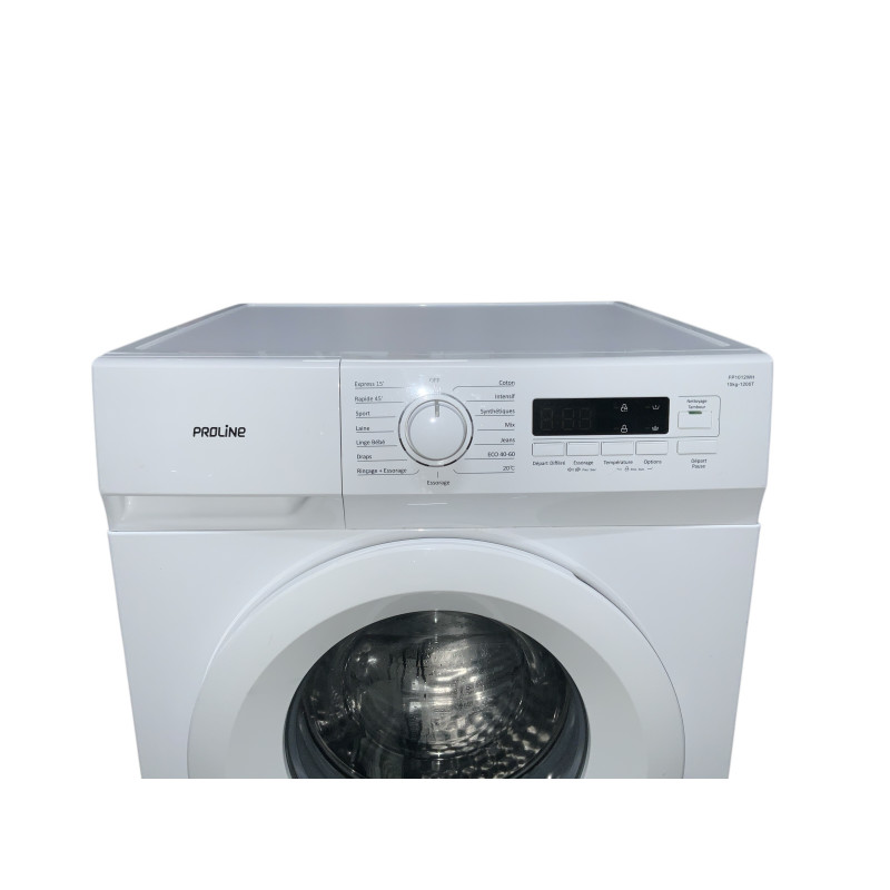 Lave linge hublot PROLINE FP1012WH 10 KG BLANC - Image 4