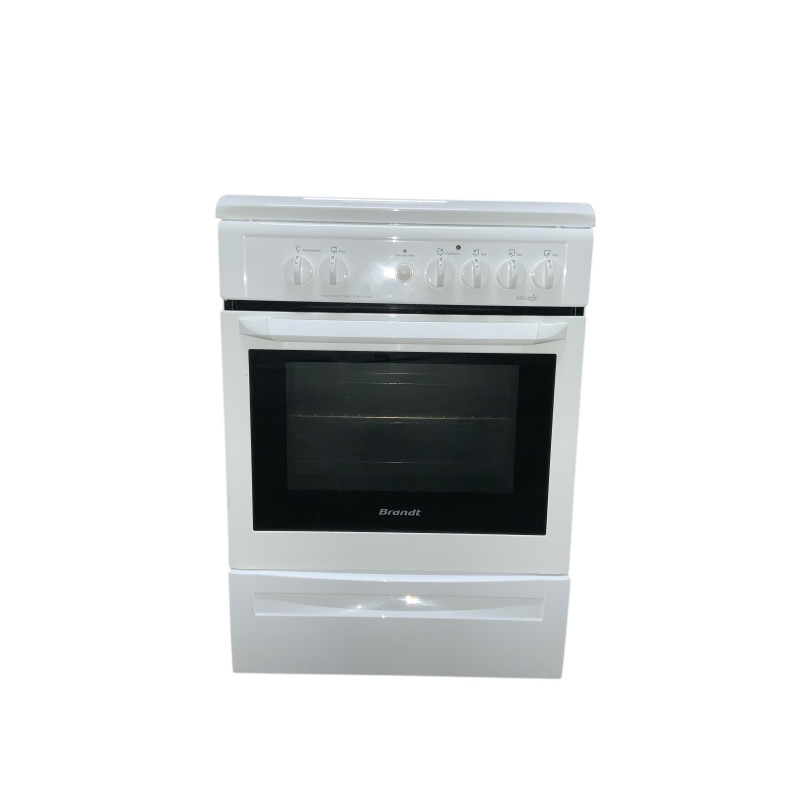 Cuisinière à gaz  BRANDT KMPM1001W 4 FEU BLANC - Image 5