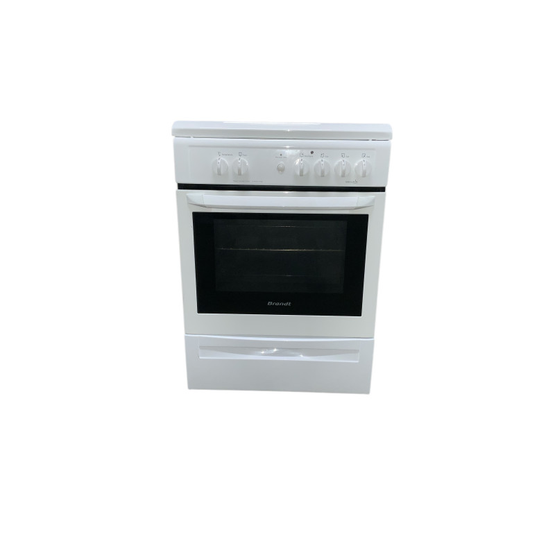 Cuisinière à gaz  BRANDT KMPM1001W 4 FEU BLANC - Image 6