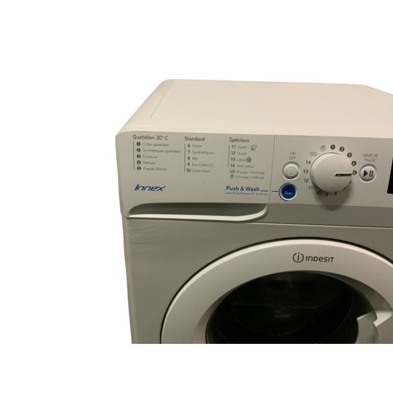 Lave linge hublot INDESIT BWE61252 6kg BLANC - Image 4