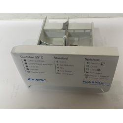 WHIRLPOOL Tiroir bac à lessive + façade pour lave linge BWE 91485X W FR N