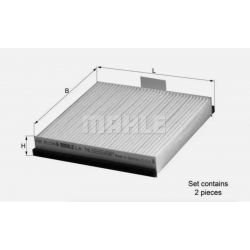 Filtre d'habitacle Filtre à particules LA 76/S MAHLE pour RENAULT ESPACE II