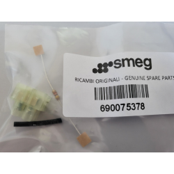 SMEG Elément chauffant 4.7 + pince + joint 690075378 pour lave vaisselle