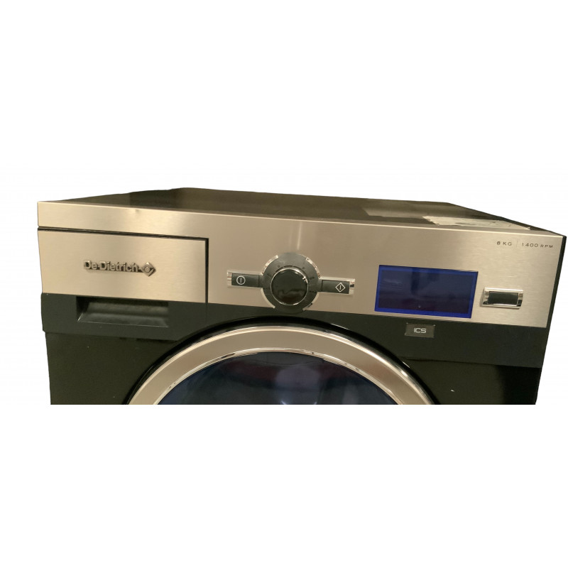 Lave linge hublot DE DIETRICH DFW814B 8 KG NOIR - Image 2