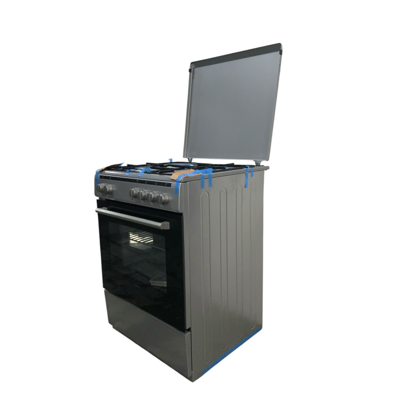 Cuisinière à gaz VALBERG MC6031MCS701T 4 FEU GRIS - Image 4