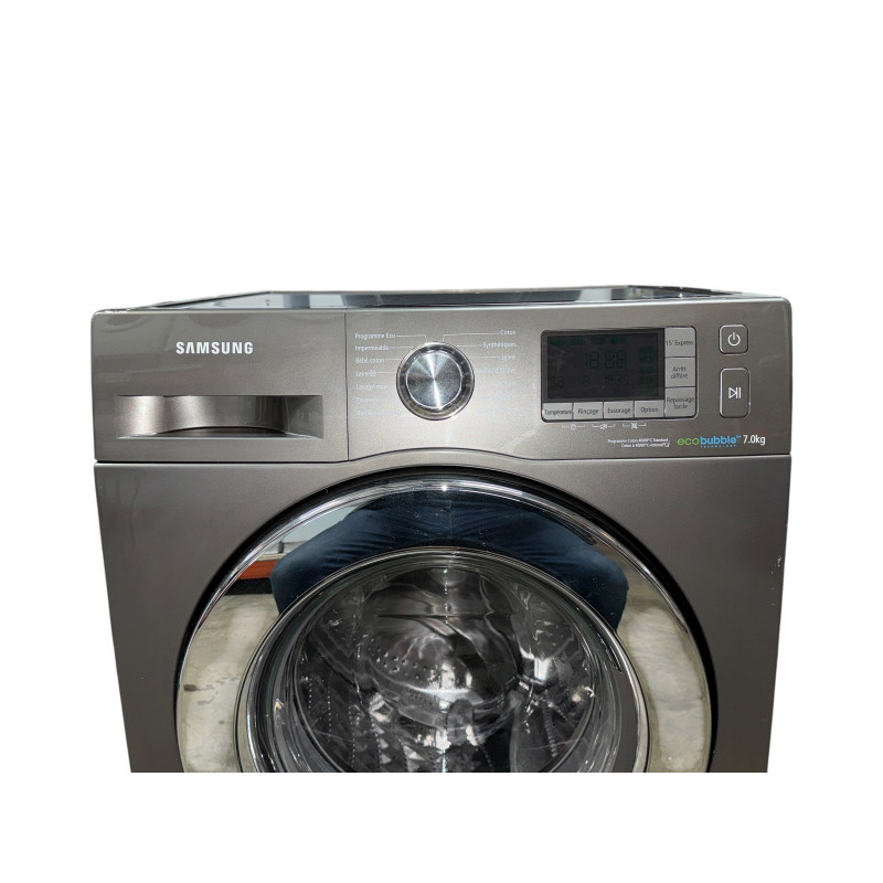 Lave linge hublot SAMSUNG WF70F5E5W4X 7 KG GRIS - Image 4