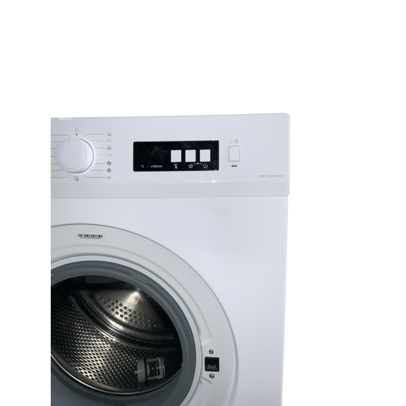 Lave linge hublot VALBERG WF 812 B W701T 8 KG BLANC - Image 7
