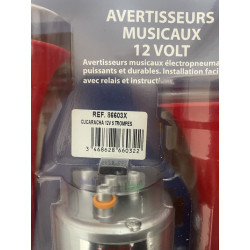 KLAXCAR France 86603X Jeu D'Avertisseur Cucaracha 12V 5 Trompettes — photo 2
