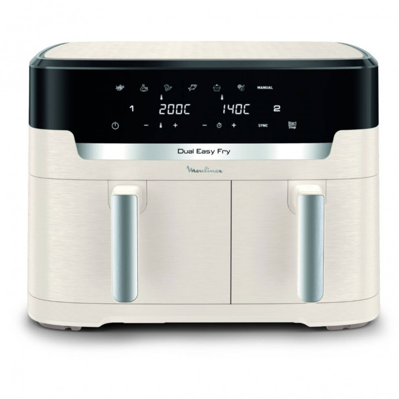FRITEUSE MOULINEX Easy Fry Dual XXL Ivoi 10,5L