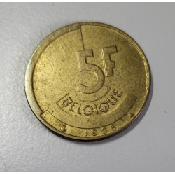 5 Francs belge Belgique Baudouin 1er 1886 (505)