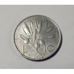 10 lire Italie aluminium Pégase 1948 (511) 10 lire Italie aluminium Pégase 1948 (511)
