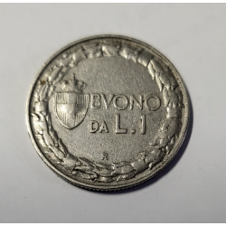 1 lire Italie nickel Victor Emmanuel III 1922 (513) 1 lire Italie nickel Victor Emmanuel III 1922 (513)
