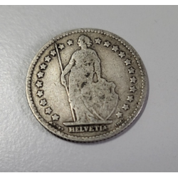 1 franc suisse argent Helvetia debout 1894 A (501) — photo 2