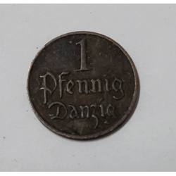 1 Pfennig bronze Pologne Dantzig 1930 (523) — photo 2