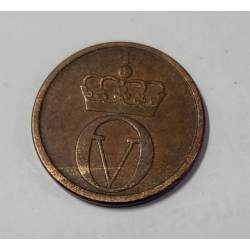 2 Ore bronze Norvège Olav V 1958 (522) — photo 2