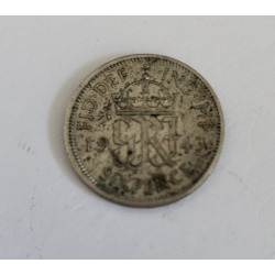 6 Pence argent George VI 1943 Royaume Uni (594)