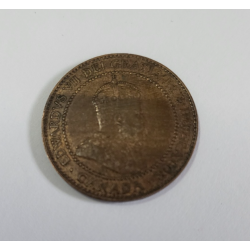 One cent bronze Edouard VII Canada 1910 (582) — photo 2