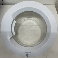 INDESIT Hublot complet pour lave linge BWE61252WFR