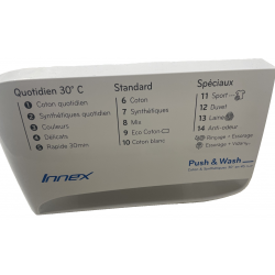 INDESIT Tiroir bac à lessive + façade pour lave linge BWE61252WFR