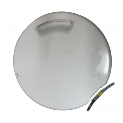 WHIRLPOOL Porte pleine blanche pour sèche linge AZB8575