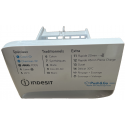 INDESIT Tiroir bac à lessive + façade pour lave linge BWE91296XWVFR