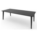 Allibert by Keter Lima 240 - Table de jardin graphite avec allonge 6 à 10 pers.