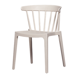 WOOOD Bliss - Chaise à barreaux polypropylène blanc - intérieur/extérieur