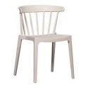 WOOOD Bliss - Chaise à barreaux polypropylène blanc - intérieur/extérieur