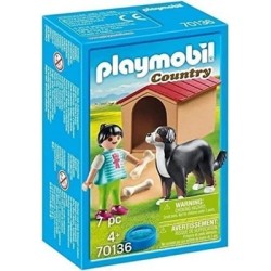 Playmobil Country 70136 – Enfant avec chien et niche