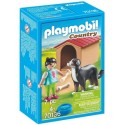 Playmobil Country 70136 – Enfant avec chien et niche