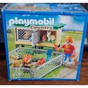 Playmobil Country 6140 – Enfant avec enclos à lapins et clapier
