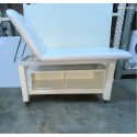 Table de soins / table d'examen professionnelle – dossier inclinable, trou visage