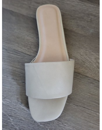 TOM TAILOR Mules blanc...