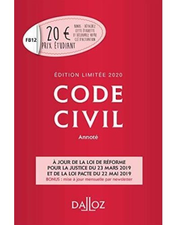 Code civil annoté édition...