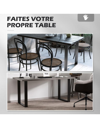 Pack de 2 pieds de table ou...