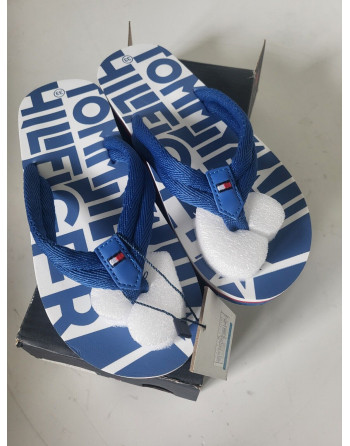 TOMMY HILFIGER Tongs bleues...