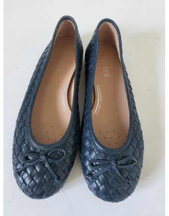 GEOX Ballerines cuir bleu...