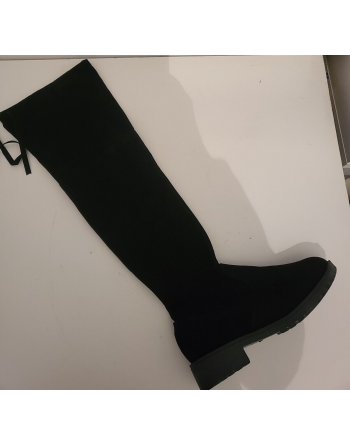 Bottes cuissardes daim noir...