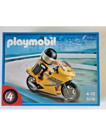 PLAYMOBIL Moto de course...