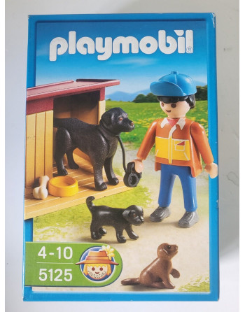 PLAYMOBIL Chiens et fermier...