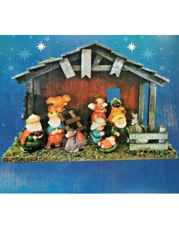 CASA Crèche de Noël bois...