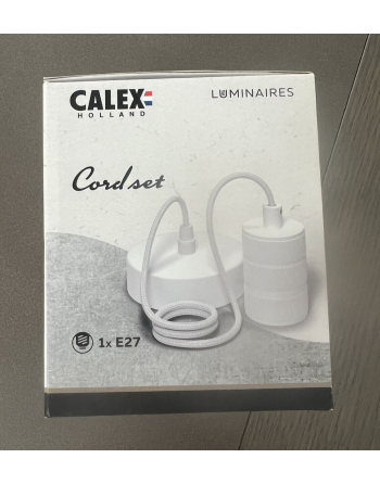 CALEX Cord set Blanc E27...