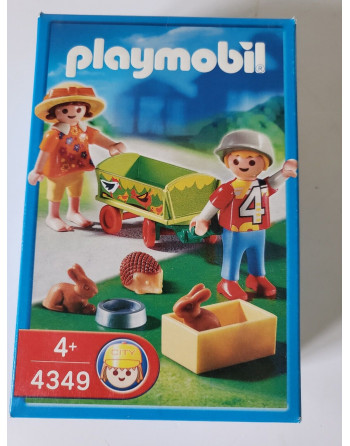 PLAYMOBIL Enfant chariot et...