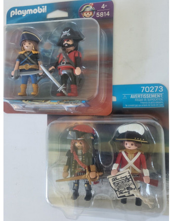 PLAYMOBIL FIGURINES 2 X 2...