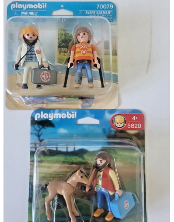 PLAYMOBIL FIGURINES 2 X 2...