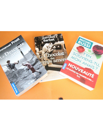 Lot de 3 livres poche :...